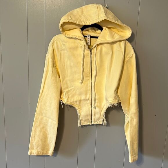 Zara Cropped Pullover Hoodie Size Small - Picture 1 of 2